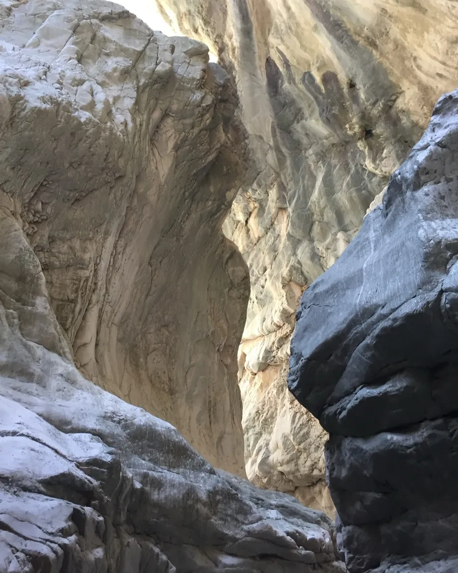 The steep rock walls of Saklıkent Canyon